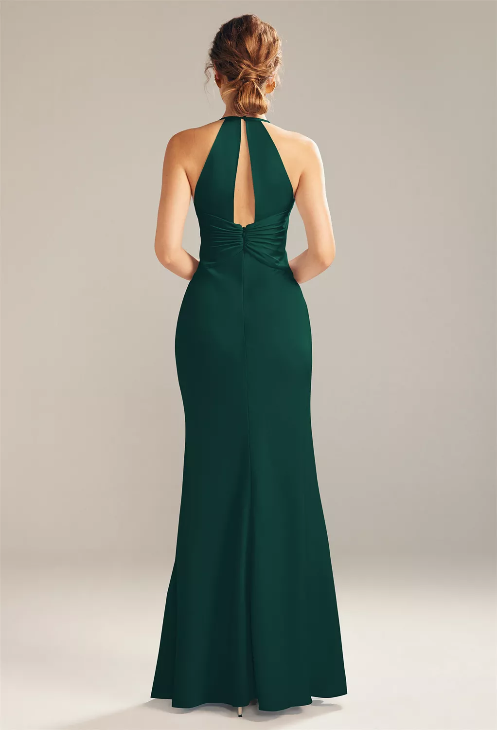 AW Largo Hunter Green  Plus Size Wedding Guest Dresses